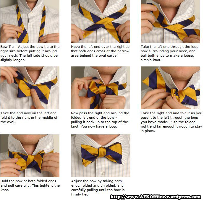 HOW TO TIE A BOW TIE image search results